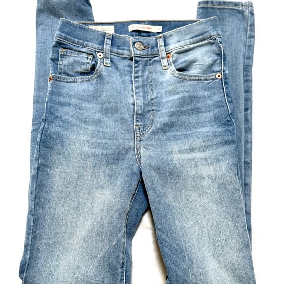 Levi’s Mile High Super Skinny Jeans Size 24 - Picture 2 of 7